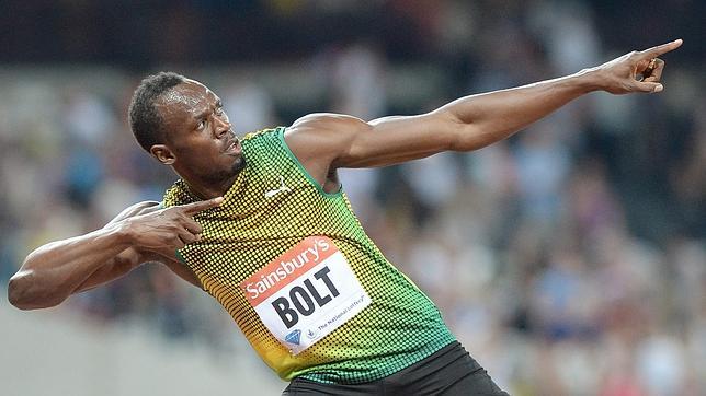 Usain Bolt reina en la Diamond League de Londres