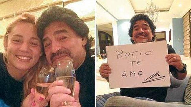 Maradona habría roto con Rocío Oliva tras su infedelidad con el boxeador «La Hiena»