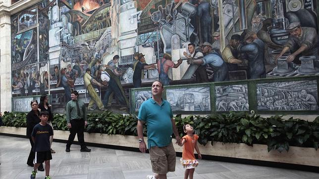 La bancarrota de Detroit pone en peligro doce murales de Diego Rivera