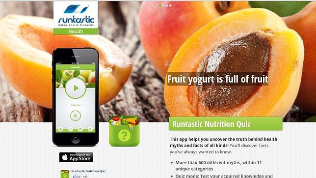 «Runtastic Test de Nutrición», la aplicación que te enseña a comer bien
