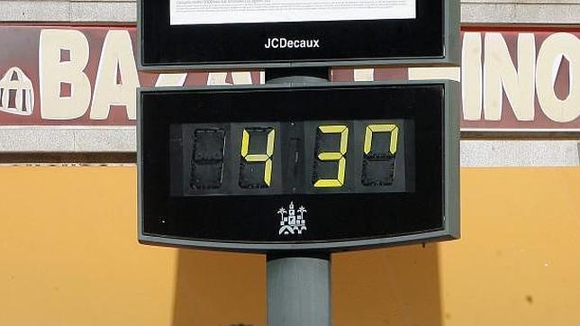 Más de 40 grados este miércoles por la entrada de una masa de aire caliente africano