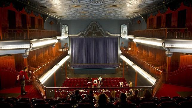 Interior del Cine Doré, la sala de exhibiciones de la Filmoteca Española