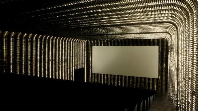 Interior de la Sala Azcona, en la Cineteca de Matadero