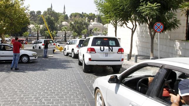 Atacado el convoy de los inspectores de la ONU en Siria