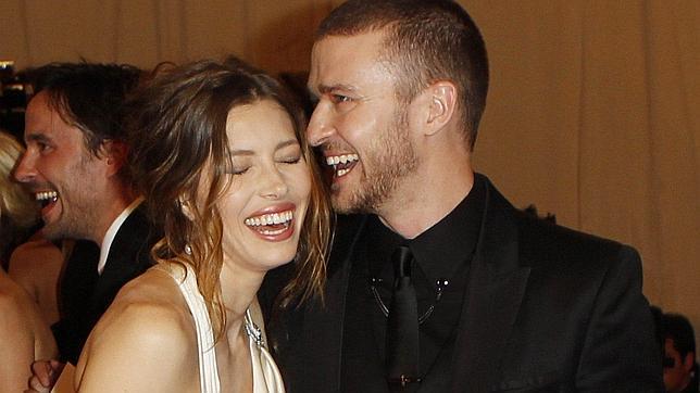 Justin con su esposa, Jessica Biel