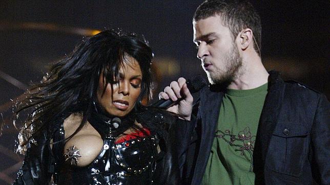 Justin Timberlake y Janet Jackson protagonizaron uno de los escándalos más sonados en su actuación en la Superbowl de 2004