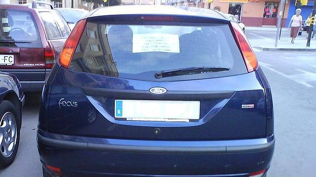 El 92% de coches con cartel de «se vende» son de grupos organizados