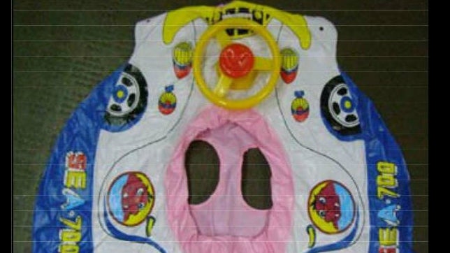 Con este flotador existe riesgo de ahogamiento