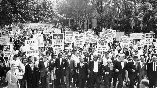 Un aspecto de la Marcha sobre Washington