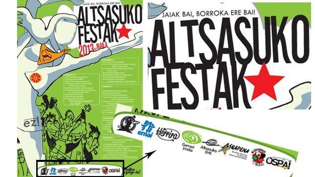 Los proetarras organizan unas fiestas en Alsasua a favor de los presos y la «lucha»