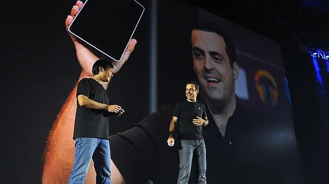Barra junto al fundador de Xiaomi, Lei Jun