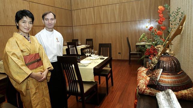 Pedro Espina, en el restaurante Soy