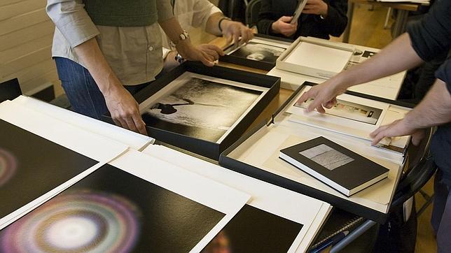 Detalle de uno de los talleres de fotografía impartidos por La Fábrica