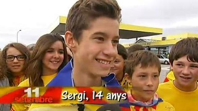 La televisión catalana dedica un programa a los niños independentistas