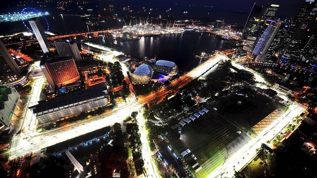 Singapur se acicala para la Fórmula 1