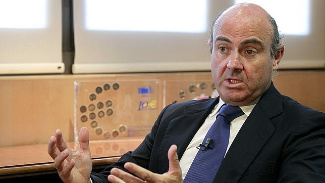 El ministro de Economía y Competitividad, Luis de Guindos