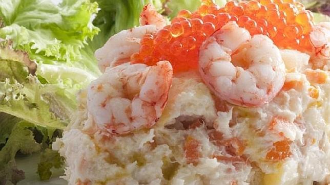 Ensaladilla rusa con merluza del grupo Oter