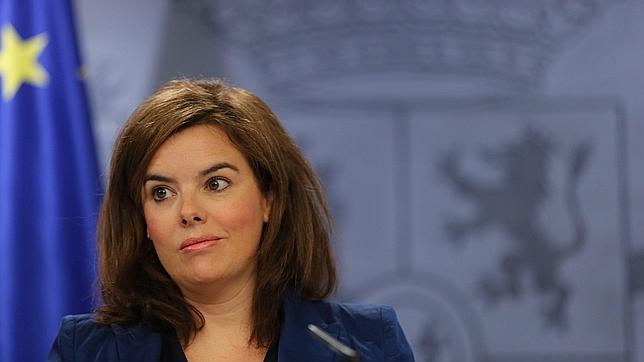 Soraya Sáenz de Santamaría, titular del Ministerio de Presidencia