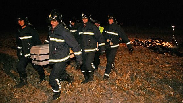 Funeral por uno de los fallecidos en el accidente de avioneta de Salobralejo