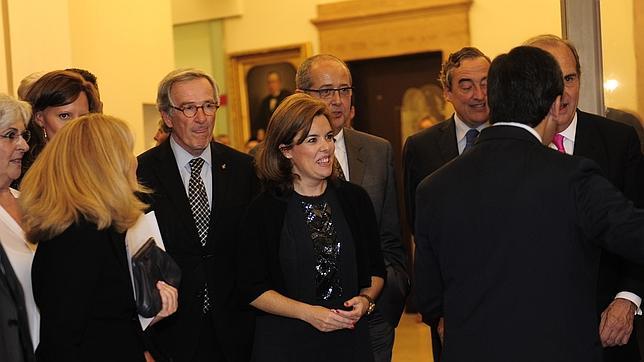 Artur Mas planta a la vicepresidenta española en un acto con empresarios