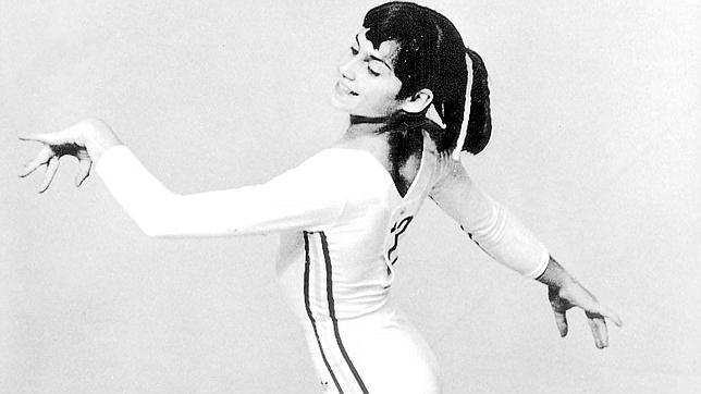 Nadia Comaneci en los Juegos de Montreal 1976