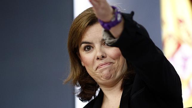 Mas conocía desde el miércoles que Sáenz de Santamaría cerraría el acto con empresarios