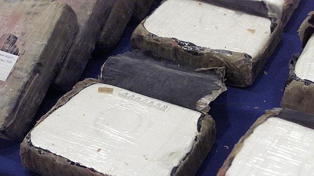 Ladrillos de cocaína procedentes de una incautación policial en Madrid
