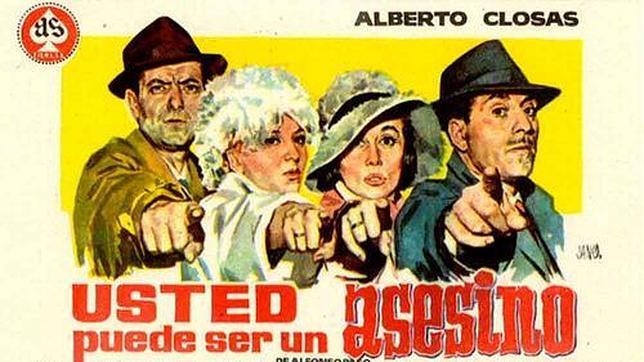 Cartel de «Usted puede ser un asesino»