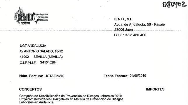 UGT cobraba «mordidas» a empresas con las que gastaba el dinero de la Junta