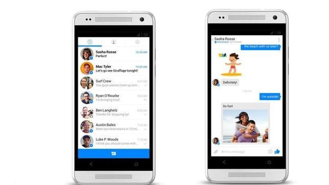 Facebook prueba un nuevo diseño de su aplicación Messenger
