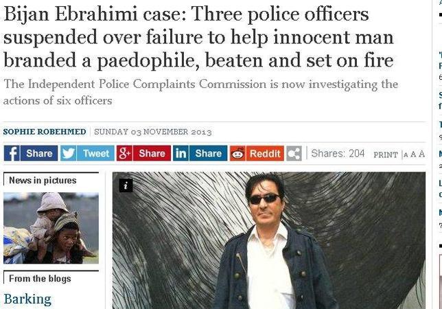 Asesinado y quemado un hombre falsamente acusado por un vecino de pederastia