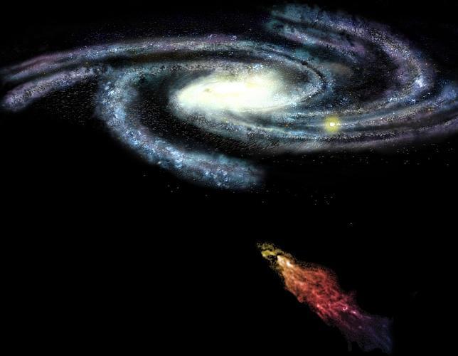 Una gigantesca nube de hidrógeno chocará con nuestra galaxia