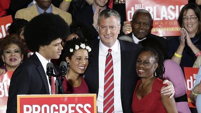 Bill de Blasio, primer alcalde demócrata en 20 años en la Gran Manzana