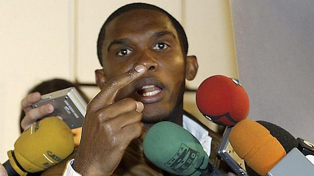 Eto'o siempre habló claro ante la prensa
