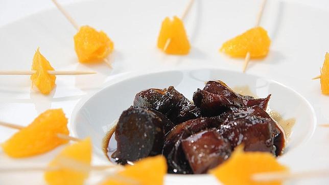 Una muestra de la cocina de Carlos de Pablo en Casa Vallecas