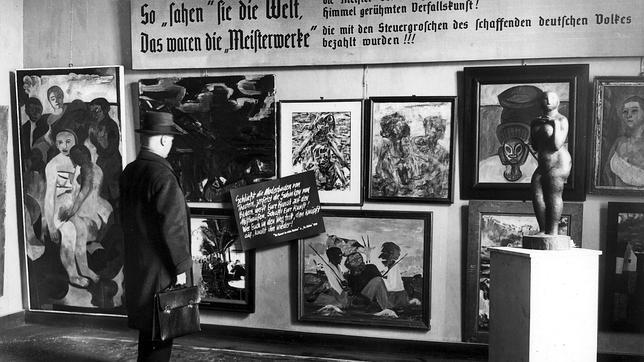 Exposición de «arte degenerado», según los nazis. Un pasado que Alemania no quiere remover
