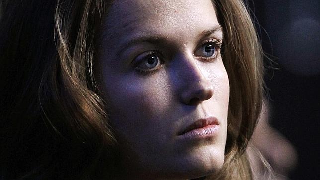 Kim, con gesto preocupado, durante un partido de Murray