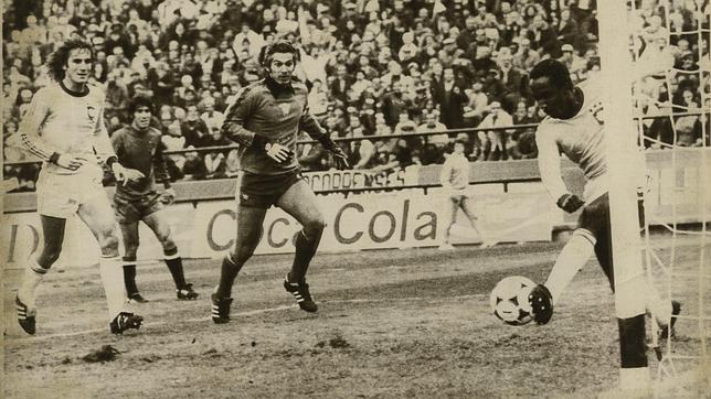 Partido España-Brasil en Mar del Plata de la primera fase de Argentina 1978