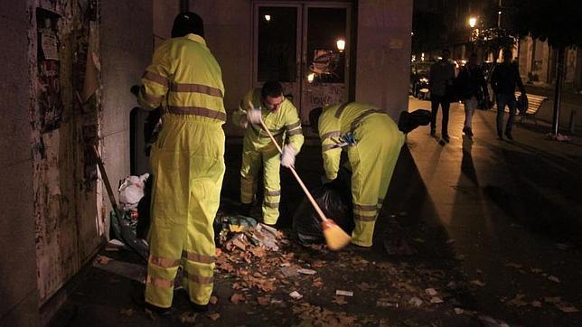 Huelga de limpieza: Arranca sin incidentes el operativo especial de Tragsa en Madrid