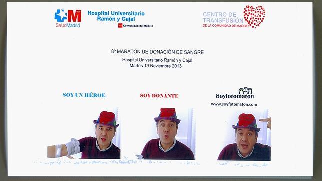 «Foto maratón» para donar sangre en el Hospital Ramón y Cajal