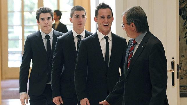 Márquez, Viñales y Espargaró, «un ejemplo para todos»