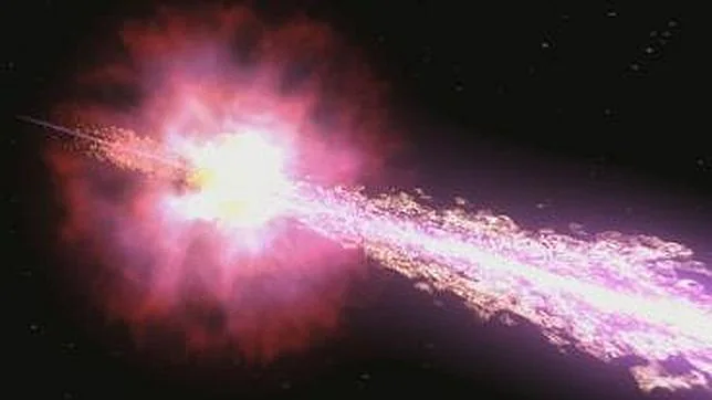 Monstruoso estallido de rayos gamma en nuestra vecindad cósmica