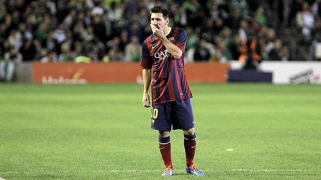 Messi tiene una rotura de seis centímetros