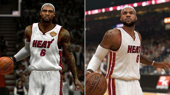 Las diferencia de calidad en los gráficos entre la antigua generación (izquierda) y la nueva es patente