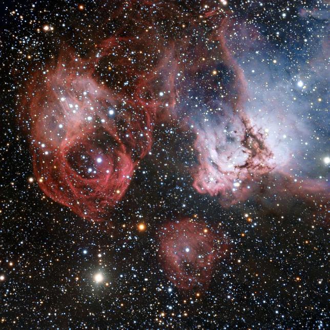 Captan el nacimiento y la muerte de estrellas cerca de nuestra galaxia