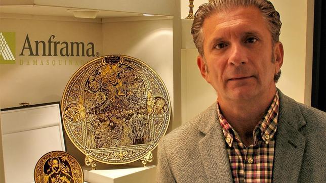 José Carlos Sánchez, son su damasquino homenaje al Greco