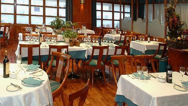 Salones del restaurante Riofrío de Madrid