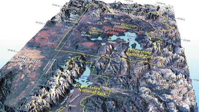 El volcán del parque de Yellowstone es mucho más grande de lo que se creía