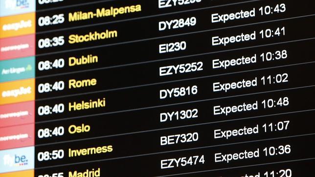 Retrasos en aeropuertos británicos por problemas técnicos en el centro de control