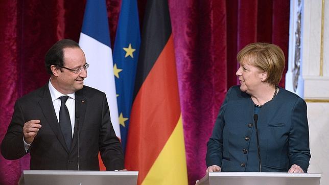 Merkel y Hollande destacan su intención de poner a Europa a prueba de crisis